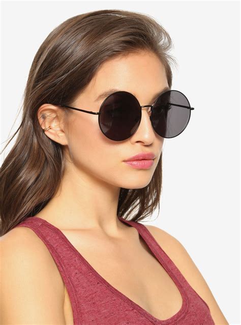 sunglasses for round shape|round frame sunglasses for women.